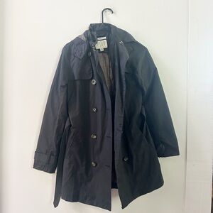 Target a‎ new day black trench coat XS